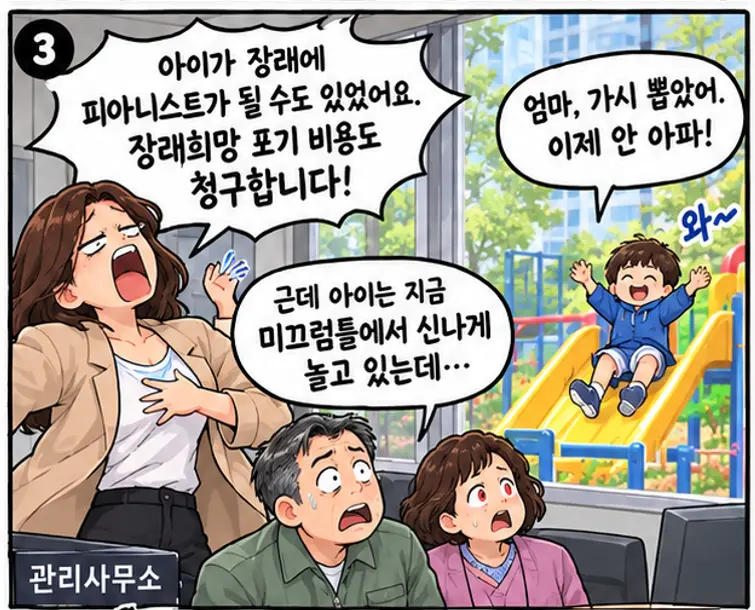 가시 하나의 민원 3컷