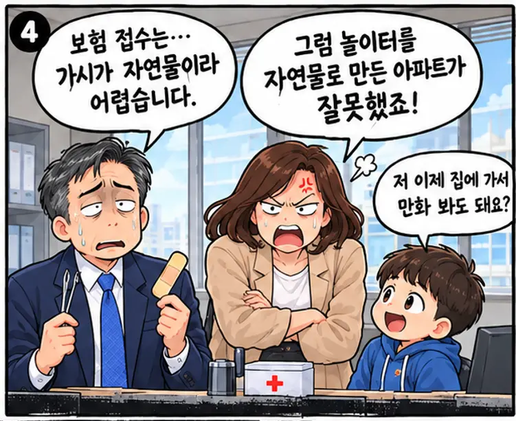 가시 하나의 민원 4컷