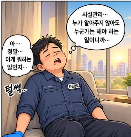 이것이 시설관리의 현실 ㅜㅜ 4컷